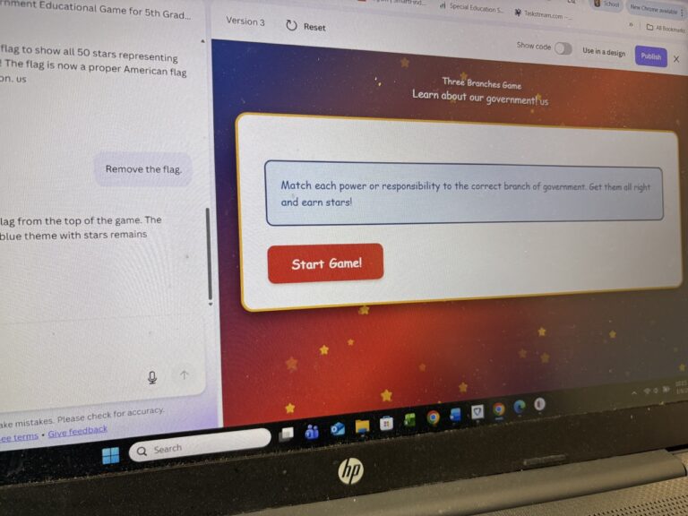 Learning Civics Through Creativity and AI at Menifee Central