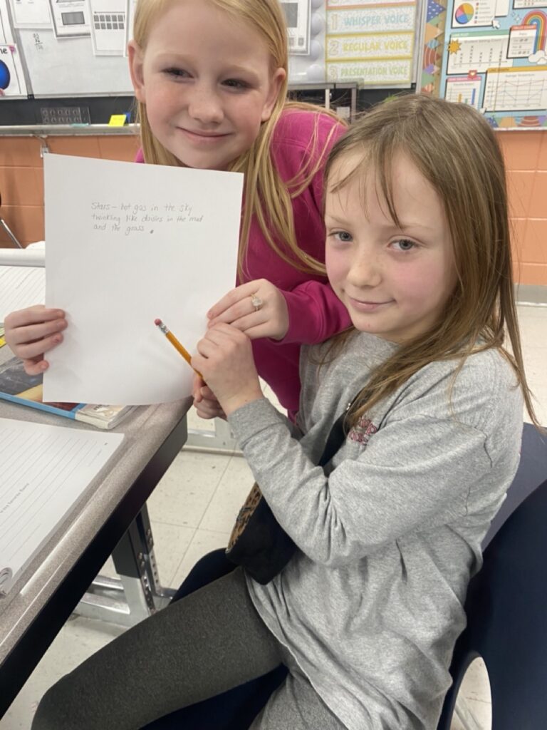 Third Graders Shine Bright with Poetry